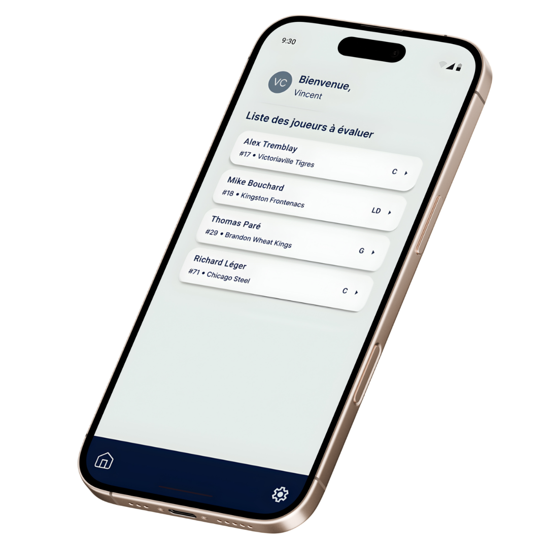 Aperçu de l'application HeadsUp Scouting